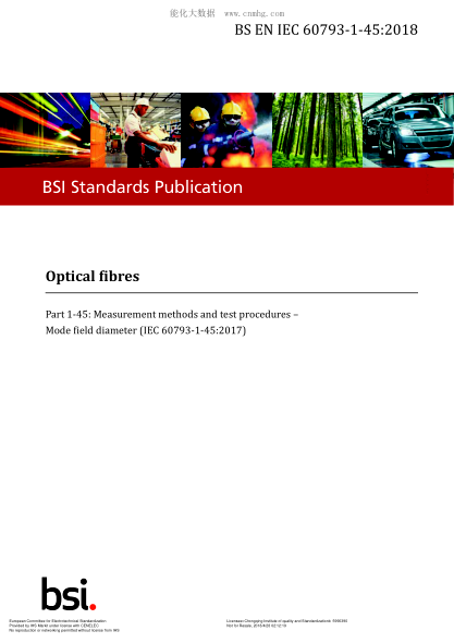 EN IEC 60793-1-45-2018  Optical fibres. Part 1-45: Measurement methods and test procedures. Mode field diameter